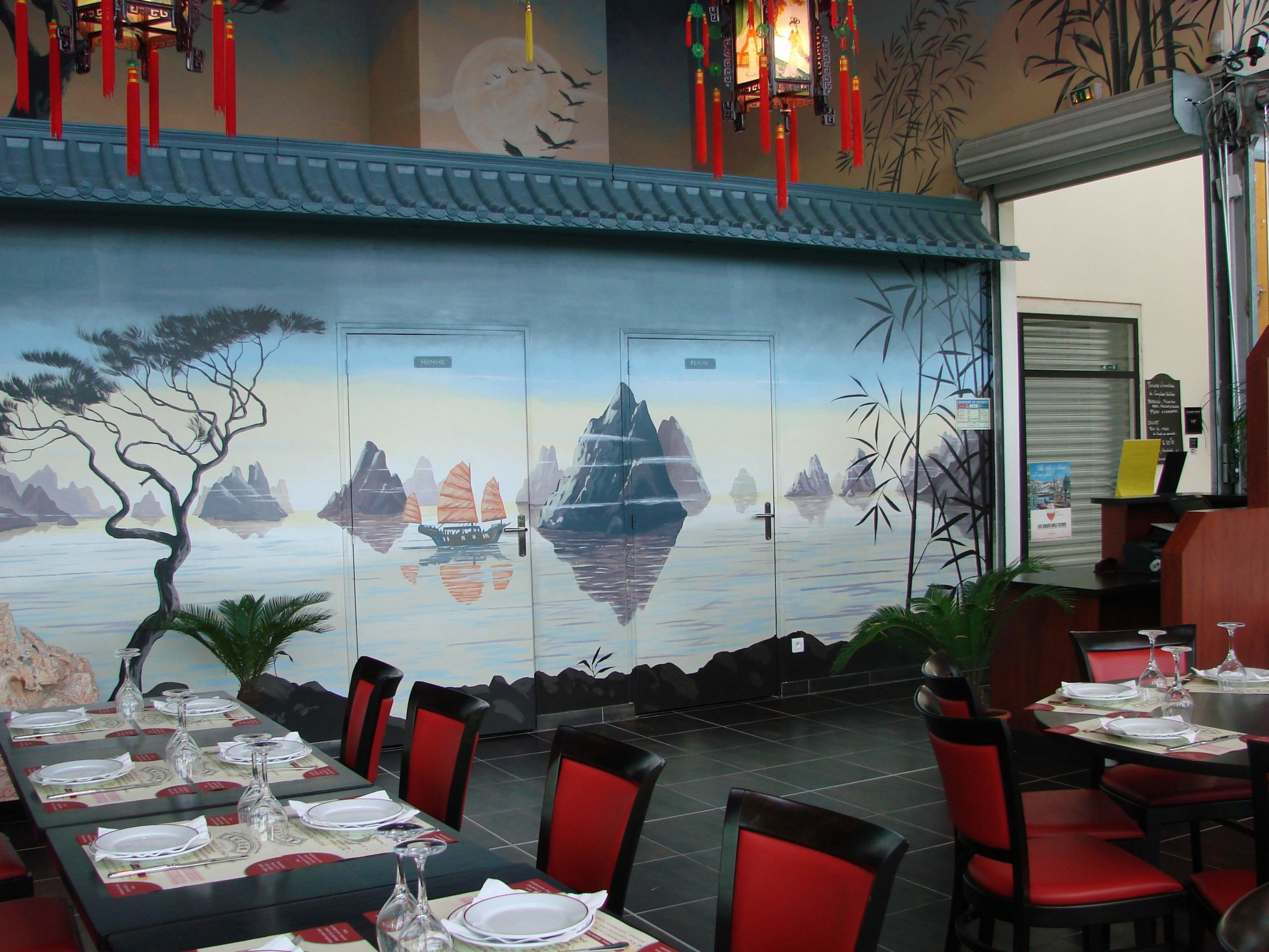 Décoration d'un restaurant chinois (49)
